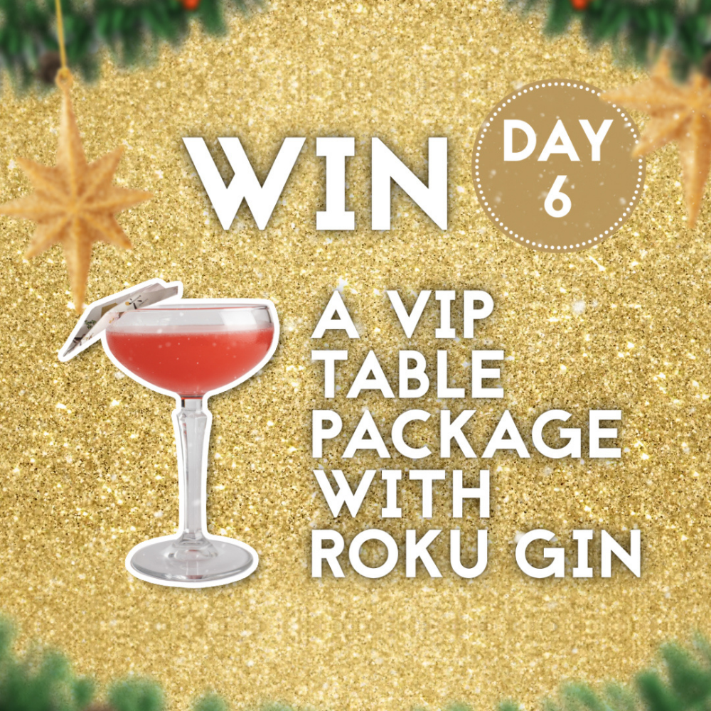 Win a VIP table package with Roku Gin